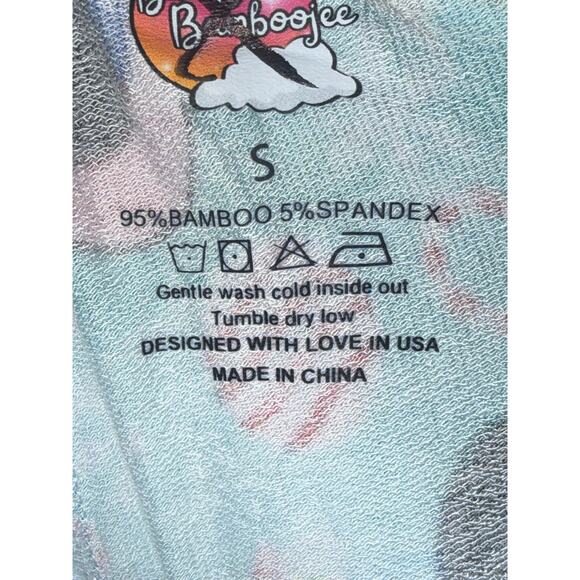 NWT Bad & Bamboojee Disney Christmas Joggers Mickey Minnie Gingerbread Sz. Small - Picture 5 of 11